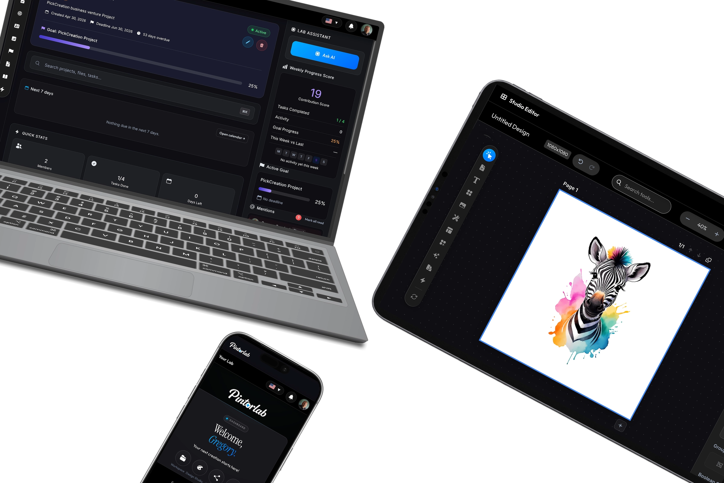 PintorLab studio preview